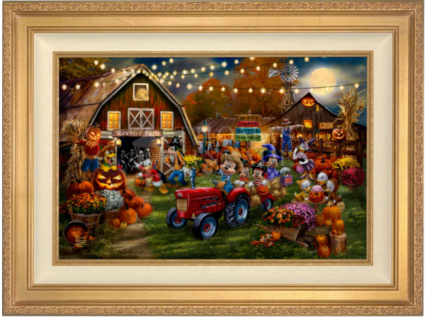 Disney Mickey and Minnie Pumpkin Festival - Limited Edition Canvas