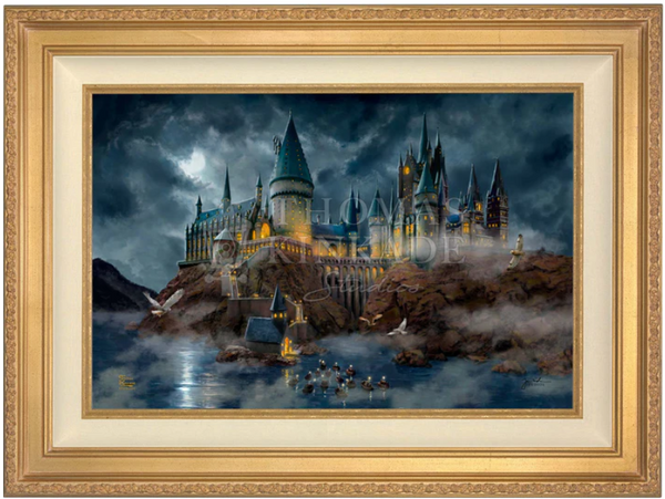 Harry Potter Hogwarts Castle - Thomas Kinkade Studios Limited Edition Canvas - Framed