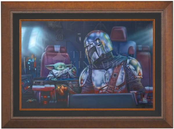 The Mandalorian - Two for the Road Limited Edition Canvas by Monte Moore from Thomas Kinkade Studios