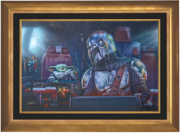 The Mandalorian - Two for the Road Limited Edition Canvas by Monte Moore from Thomas Kinkade Studios