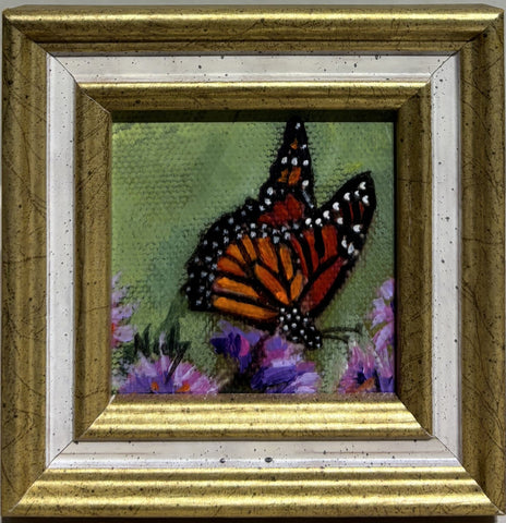 Butterfly miniature original by Karen Neely