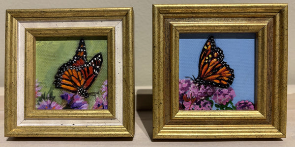 Butterfly miniature original by Karen Neely