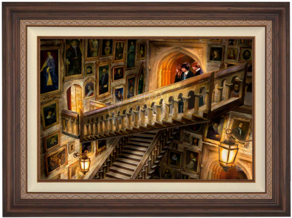 Harry Potter Hogwarts Castle Grand Staircase custom framing