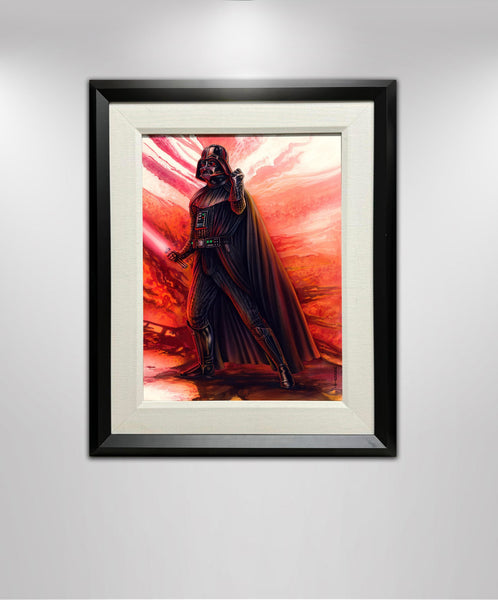 Darth Vader the Sith - 24 x 18" Original Acrylic by Monte Moore