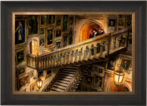 Harry Potter Hogwarts Castle Grand Staircase custom framing