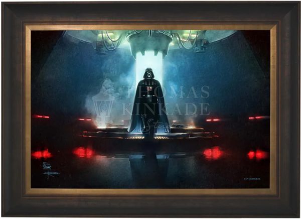 Darkness Has Arrived - Darth Vader Limited Edition Canvas art from Thomas Kinkade Studios.