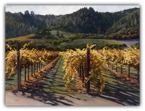 Far Niente Vineyard by Susan Hoehn