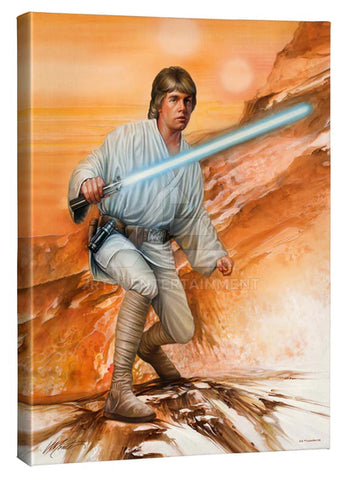 Fearless by Monte Moore captures the essence of Luke Skywalker from Star Wars.