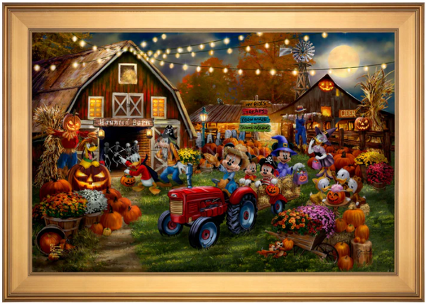 Disney Mickey and Minnie Pumpkin Festival - Limited Edition Canvas