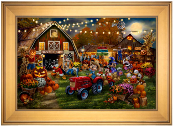 Disney Mickey and Minnie Pumpkin Festival - Limited Edition Canvas