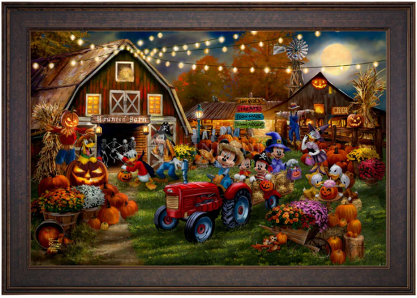 Disney Mickey and Minnie Pumpkin Festival - Limited Edition Canvas