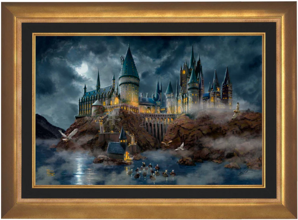 Harry Potter Hogwarts Castle - Thomas Kinkade Studios Limited Edition Canvas - Framed