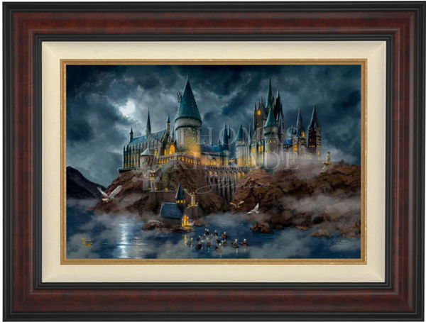 Harry Potter Hogwarts Castle - Thomas Kinkade Studios Limited Edition Canvas - Standard Frame