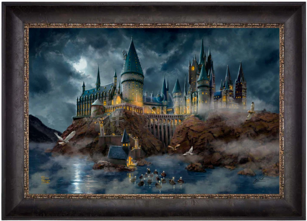 Harry Potter Hogwarts Castle - Thomas Kinkade Studios Limited Edition Canvas - Framed