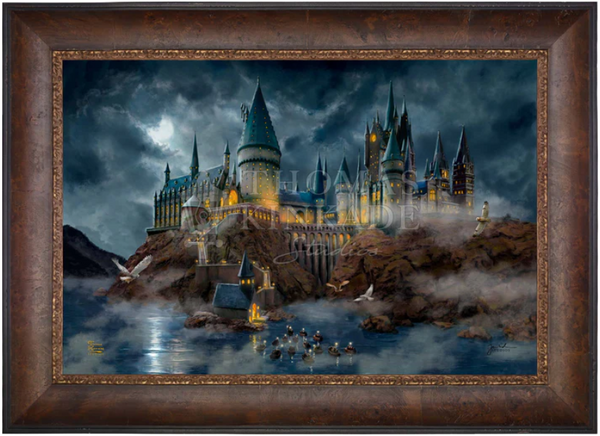 Harry Potter Hogwarts Castle - Thomas Kinkade Studios Limited Edition Canvas - Framed