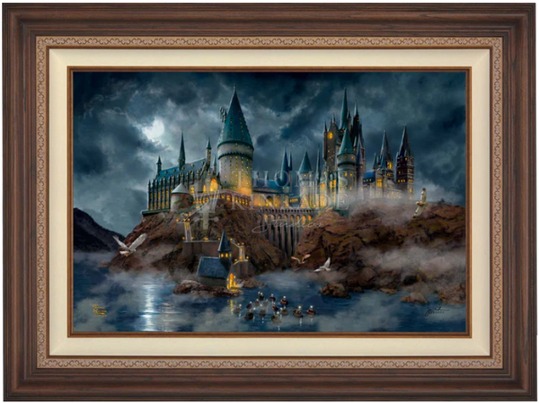 Harry Potter Hogwarts Castle - Thomas Kinkade Studios Limited Edition Canvas - Framed