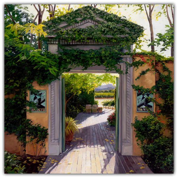 Entrance to Tra Vigne by Susan Hoehn