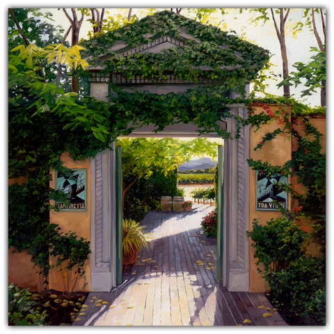 Entrance to Tra Vigne by Susan Hoehn