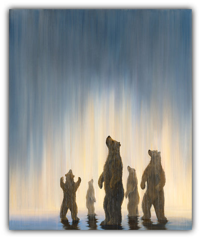 Immersion bear painting by Robert Bissell