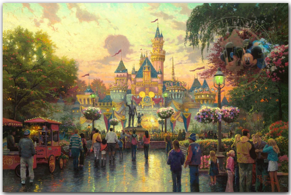 Thomas Kinkade Disneyland 50th Anniversary