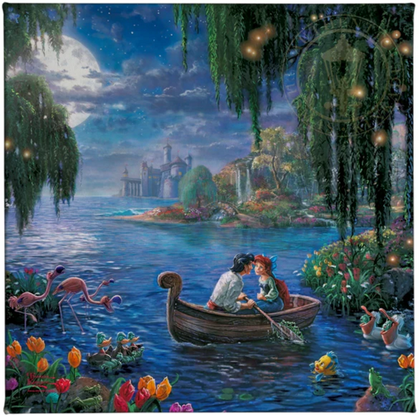 Disney the Little Mermaid II gallery wrapped canvas from Thomas Kinkade Studios