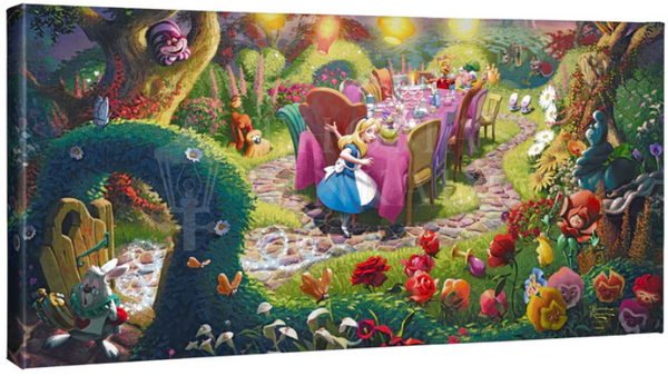 Mad Hatter's Tea Party from Disney's Alice in Wonderland - canvas print