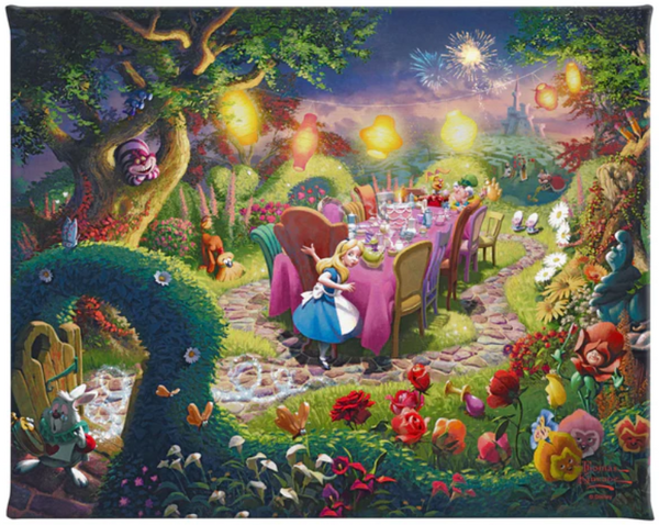 Mad Hatter's Tea Party from Disney's Alice in Wonderland - canvas print