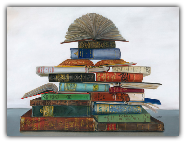 Priceless book painting by Gail Chandler