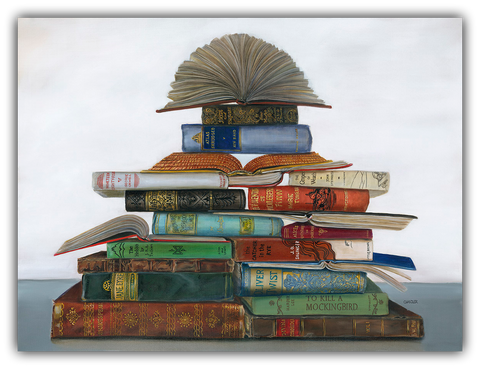 Priceless book painting by Gail Chandler