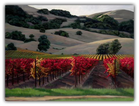 Red Vines at Sunset by Susan Hoehn