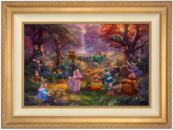 Robin Hood Limited Edition Canvas from Thomas Kinkade Studios - Antique Gold ST