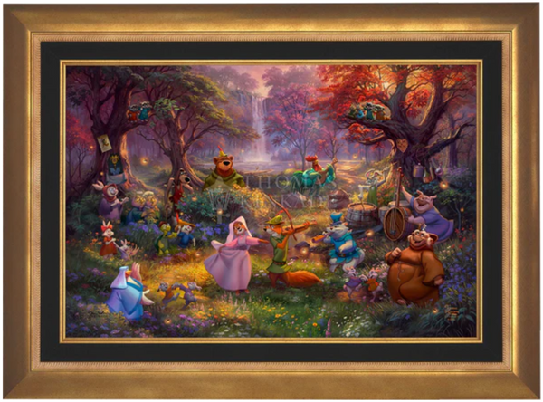 Robin Hood Limited Edition Canvas from Thomas Kinkade Studios - Aurora Gold DLX