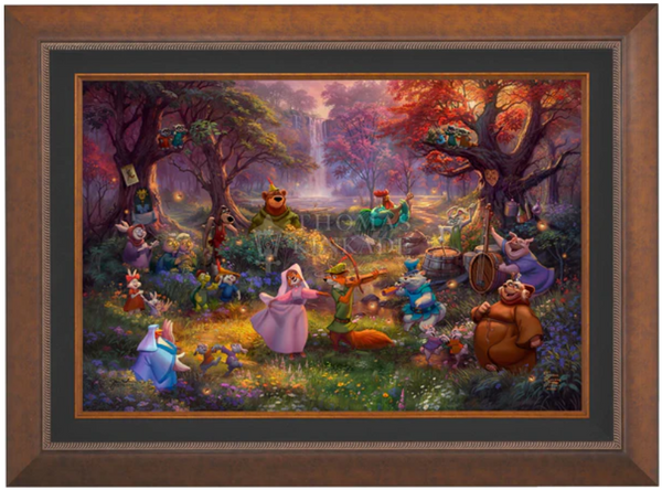 Robin Hood Limited Edition Canvas from Thomas Kinkade Studios - Aurora Copper DLX