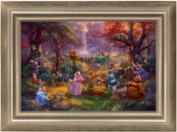 Robin Hood Limited Edition Canvas from Thomas Kinkade Studios - Brushed Gold DLX