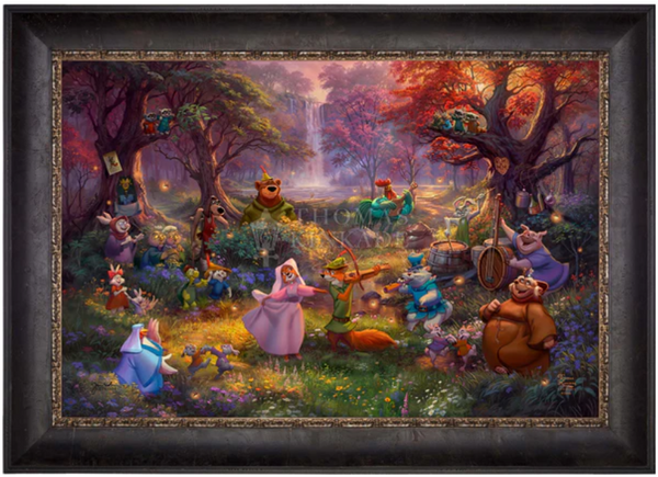 Robin Hood Limited Edition Canvas from Thomas Kinkade Studios - Cabernet DLX