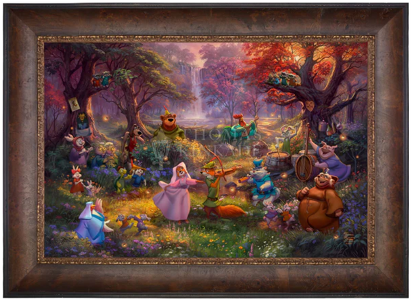 Robin Hood Limited Edition Canvas from Thomas Kinkade Studios - Caramel DLX