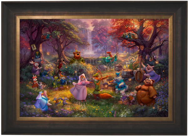 Robin Hood Limited Edition Canvas from Thomas Kinkade Studios - Estate Bronze DLX