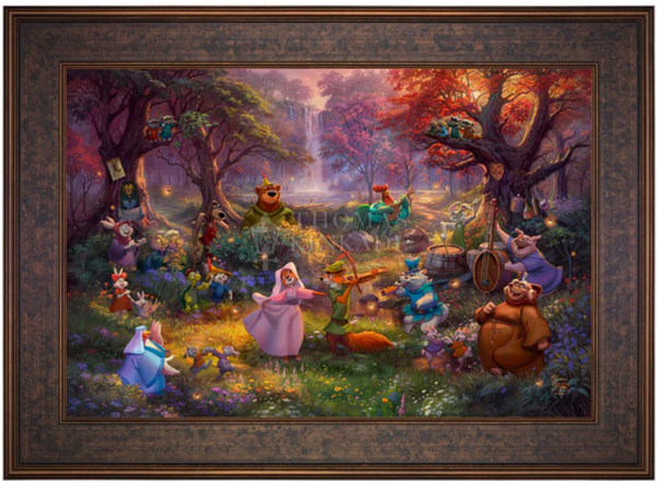 Robin Hood Limited Edition Canvas from Thomas Kinkade Studios - Gallery Bronze DLX