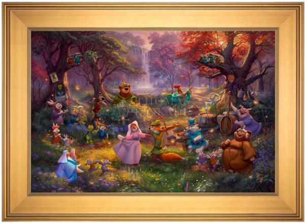 Robin Hood Limited Edition Canvas from Thomas Kinkade Studios - Gallery Gold DLX