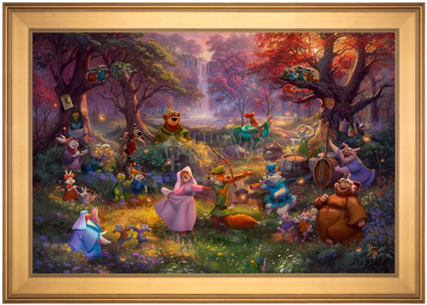 Robin Hood Limited Edition Canvas from Thomas Kinkade Studios - Gallery Gold Petite ST