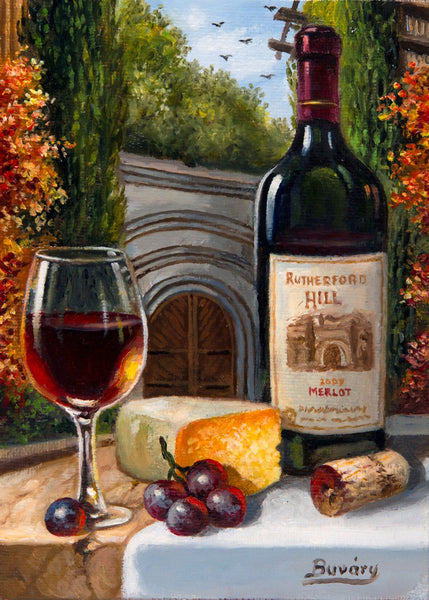 Rutherford Hill Winery 10 x 8" - Giclée on Canvas by Imre Buvary