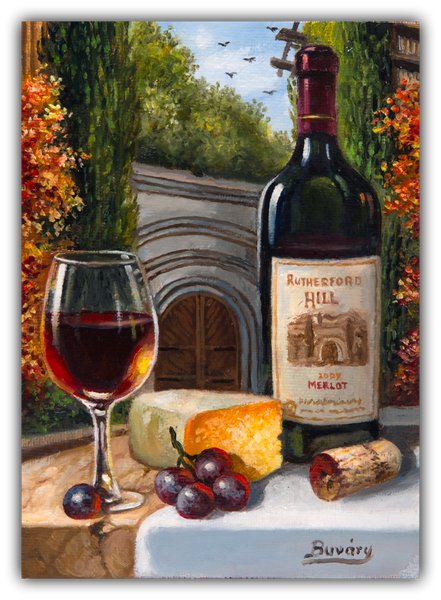 Rutherford Hill Winery 10 x 8" - Giclée on Canvas by Imre Buvary