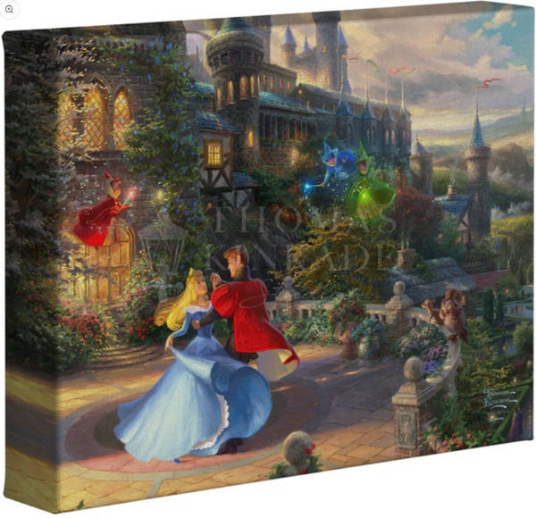 Disney Sleeping Beauty gallery wrapped canvas available from Thomas Kinkade Studios