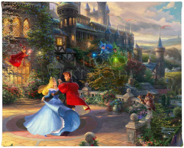 Disney Sleeping Beauty gallery wrapped canvas available from Thomas Kinkade Studios