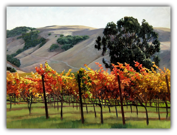 Sonoma in the Fall limited edition artwork by Susan Hoehn