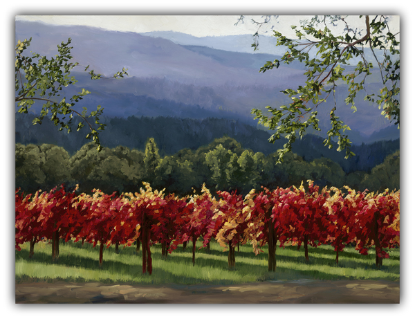 St. Helena Red - Limited Edition by Susan Hoehn