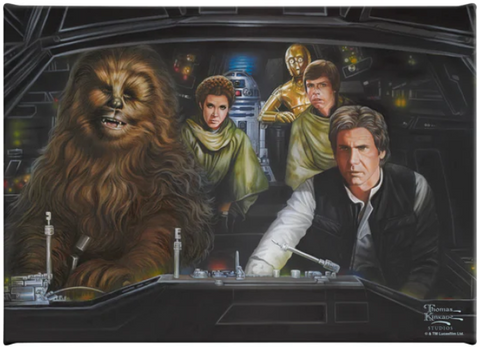 Strike Team - Gallery Wrapped Canvas featuring iconic hero's from Star Wars 