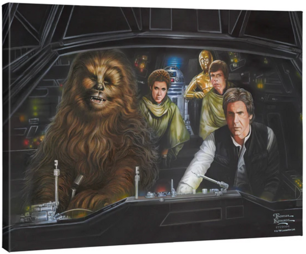 Strike Team - Gallery Wrapped Canvas featuring iconic hero's from Star Wars 