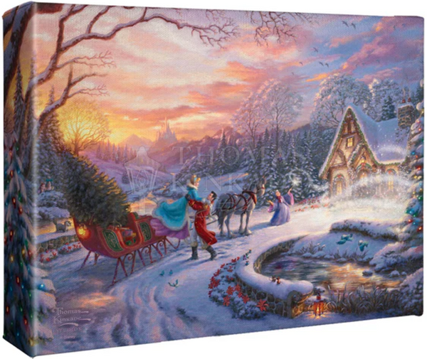 Disney Cinderella Bringing Home the Tree - Gallery Wrapped Canvas Prints