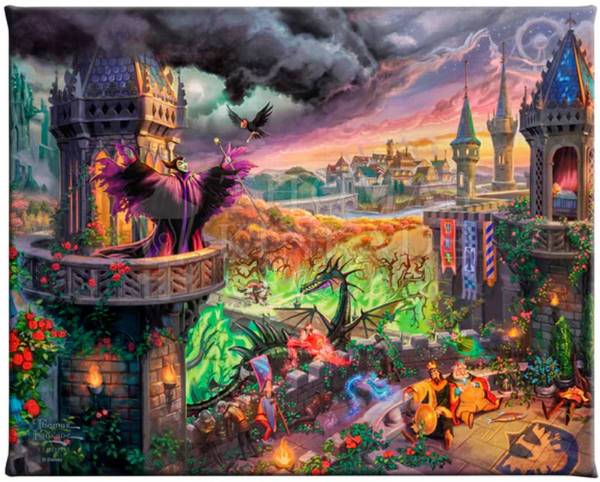 Disney Maleficent from Sleeping Beauty - canvas print from Thomas Kinkade Studios